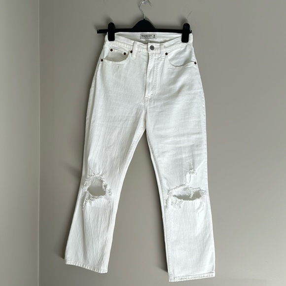 ABERCROMBIE&FITCH ANKLE STRAIGHT ULTRA HIGH RISE - Picture 3 of 7
